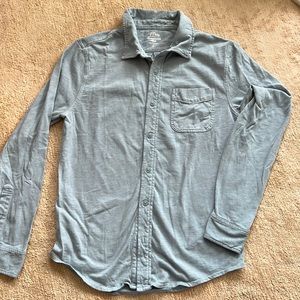 JCrew Mens Long sleeve button up slub shirt- Size Small